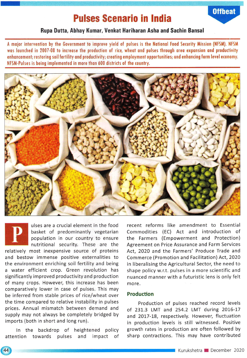 Pulses in India