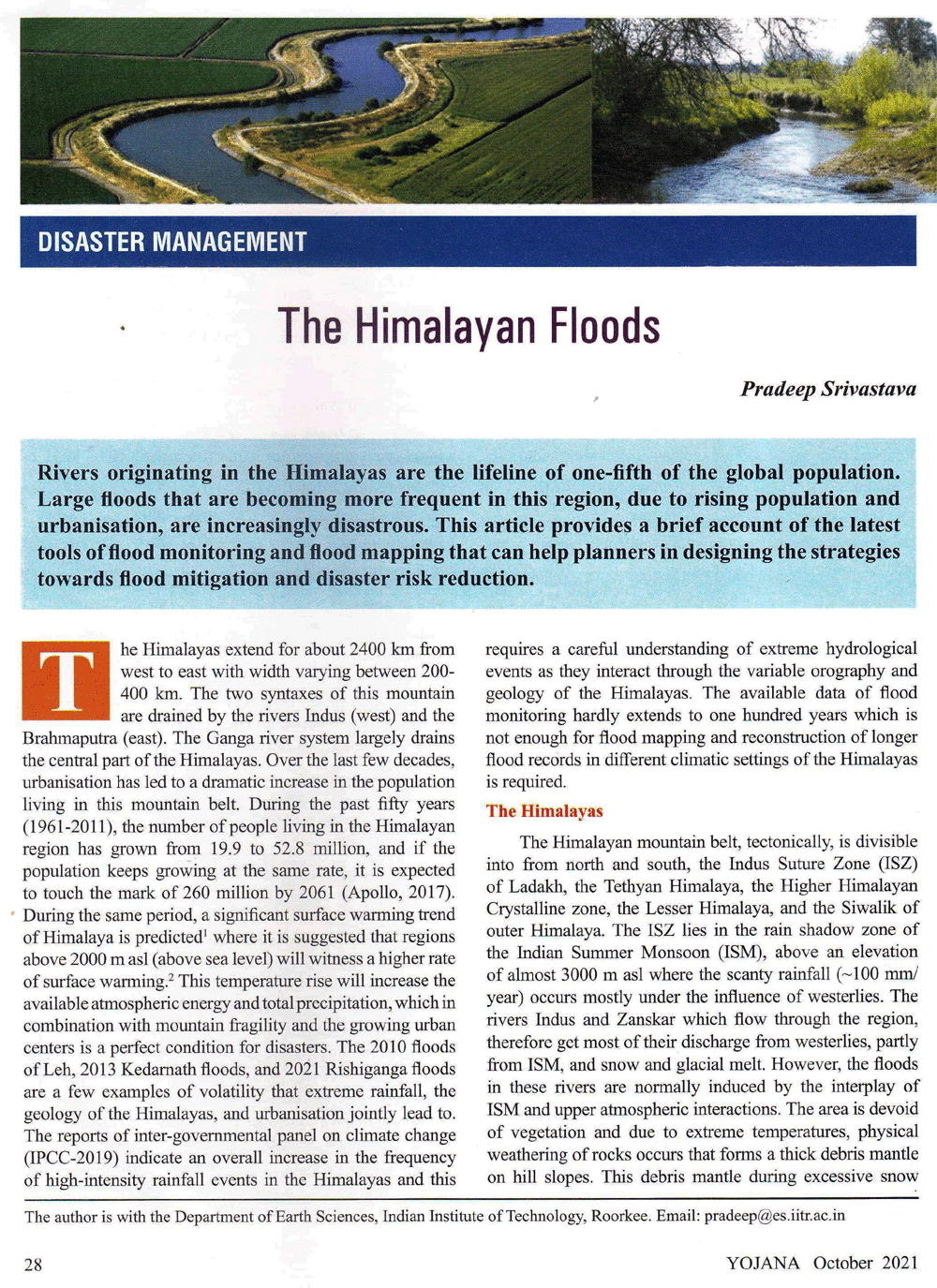 The Himalayan Floods