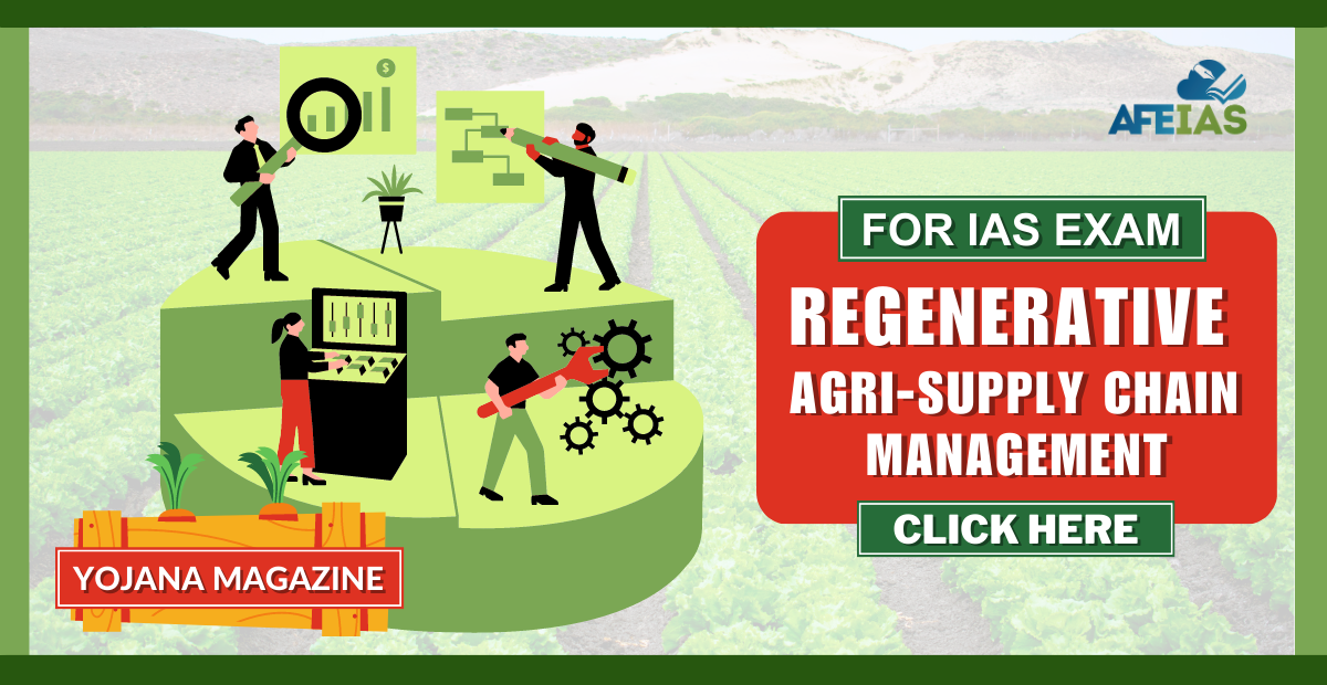 Yojana REGENERATIVE AGRISUPPLY CHAIN MANAGEMENT AFEIAS